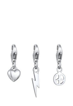 HEART PEACE FLASH - Anhänger - silber-coloured