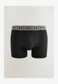 Ausgewählt, black mixed metallic pattern waistband