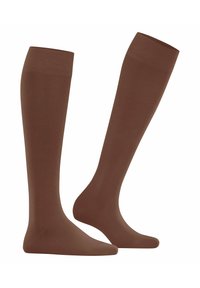 FALKE Cotton Touch - Kniestrümpfe - brown