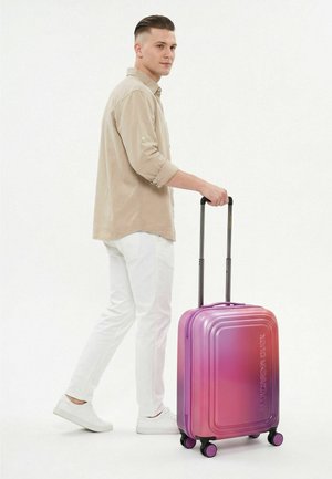 Mandarina Duck, LOGODUCK + 4 ROLLEN KABINENTROLLEY 55 CM MIT DEHNFALTE UNISEX - Trolley - winter sunrise