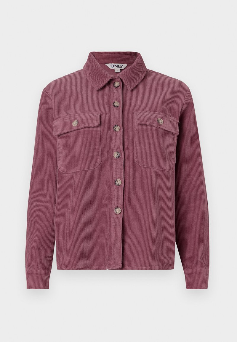 ONLY ONLAMAZING SHACKET - Leichte Jacke - rose brown/rosa - Zalando