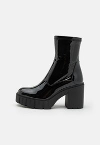 Even&Odd Kotníková obuv na vysokém podpatku - black