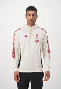adidas Performance LIVERPOOL FC 25/26 TIRO TRAINING HOODIE - Article de supporter d'équipe de club - white