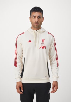 adidas Performance LIVERPOOL FC 25/26 TIRO TRAINING HOODIE - Klub merchandise - white