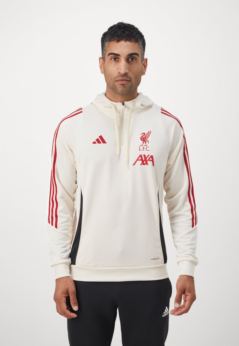 adidas Performance LIVERPOOL FC 25/26 TIRO TRAINING HOODIE - Article de supporter d'équipe de club - white