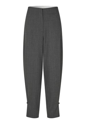 Second Female, ANJOU TROUSERS - Παντελόνι - dark grey melange