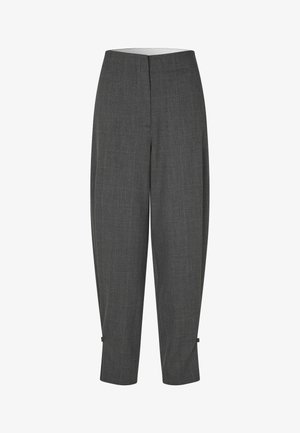 Second Female, ANJOU TROUSERS - Nohavice - dark grey melange