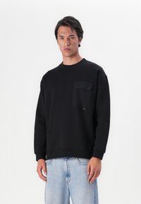 Barbour LEAZES CREW NECK  - Melegítőfelső - black