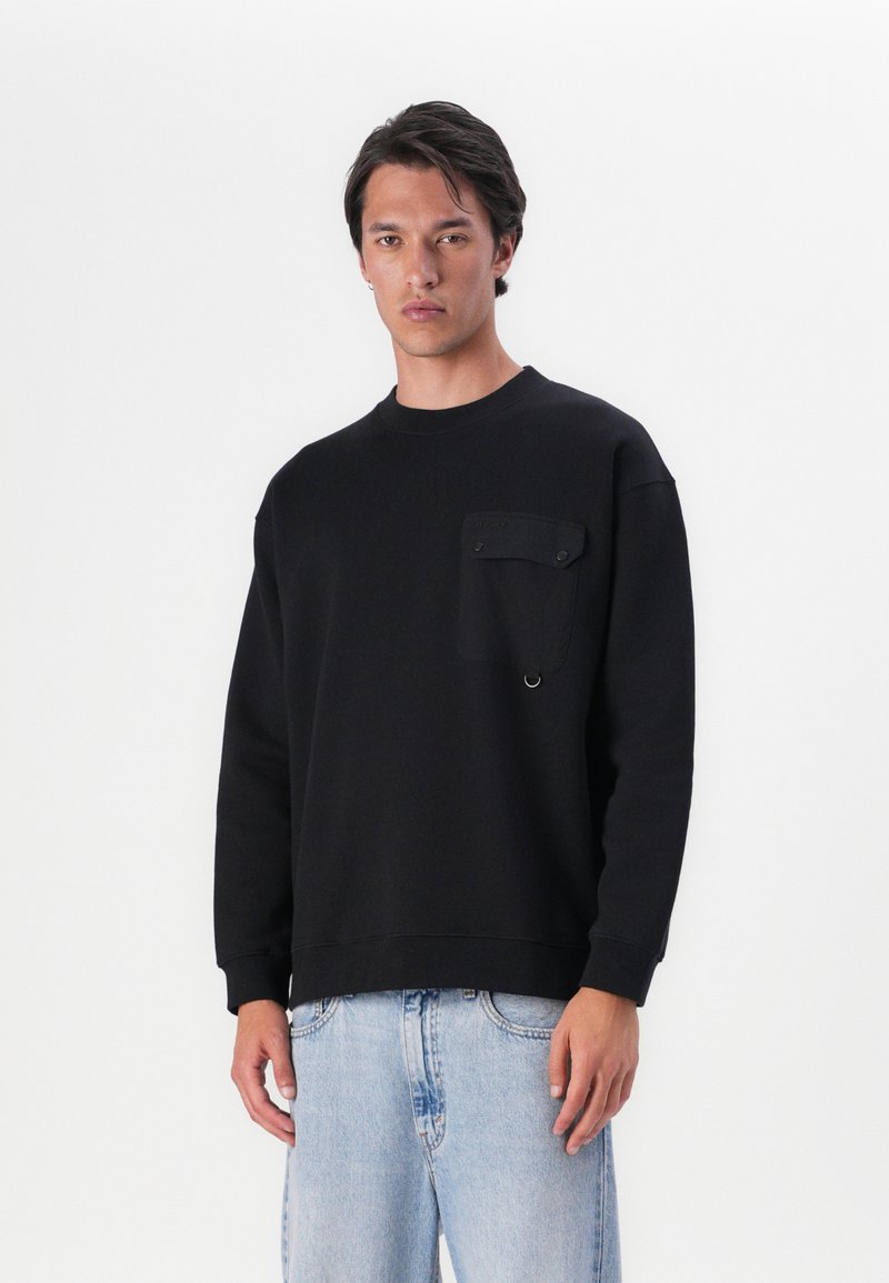 Barbour LEAZES CREW NECK  - Melegítőfelső - black