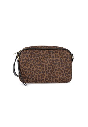Borsa a tracolla - camel léopard