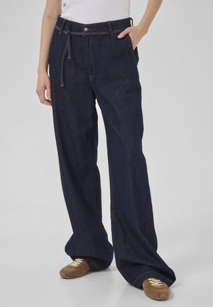 My Essential Wardrobe CLEO WIDE - Relaxed fit jeans - dark blue un wash