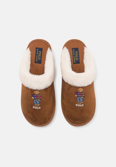 Polo Ralph Lauren KAYLEIGH BEA FLATS  - Tøfler - pale russet