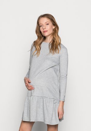 DROP HEM DRESS - Sukienka z dżerseju - mid grey