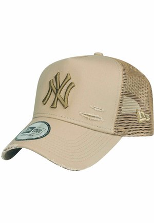 TRUCKER  DISTRESSED NEW YORK YANKEES - Cap - beige