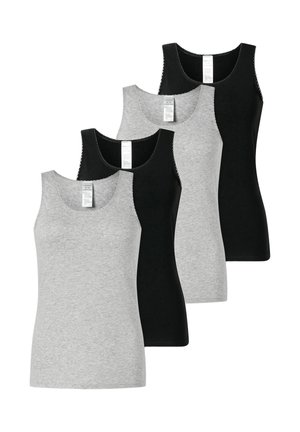 4 PACK - Undertröja - schwarz/grau