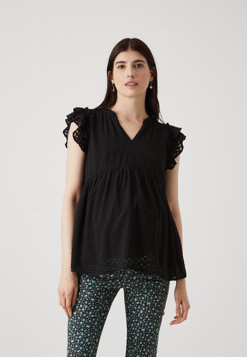 ONLY MATERNITY OLMEMMERY - Blúzka - black