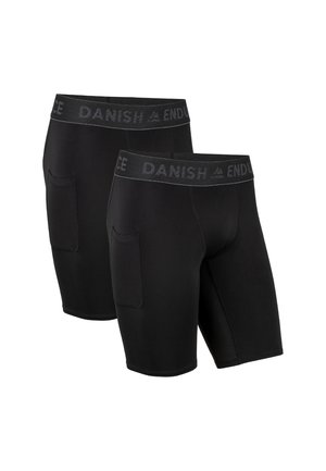 Danish Endurance, POWER COMPRESSION 2-PACK - Leggings - black