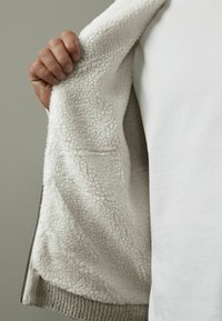 Next REGULAR CHENILLE THROUGH - Kardigan - ecru cream