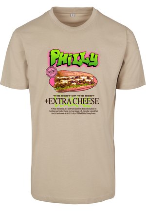 Mister Tee, PHILLY SANDWICH - Trükipildiga T-särk - sand