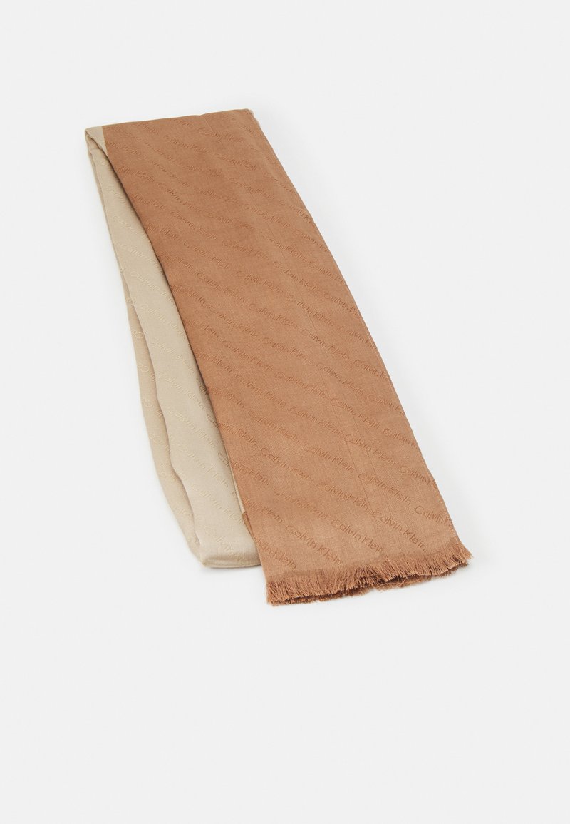 Calvin Klein MONOGRAM SCARF Scarf irish cream/ecru/offwhite