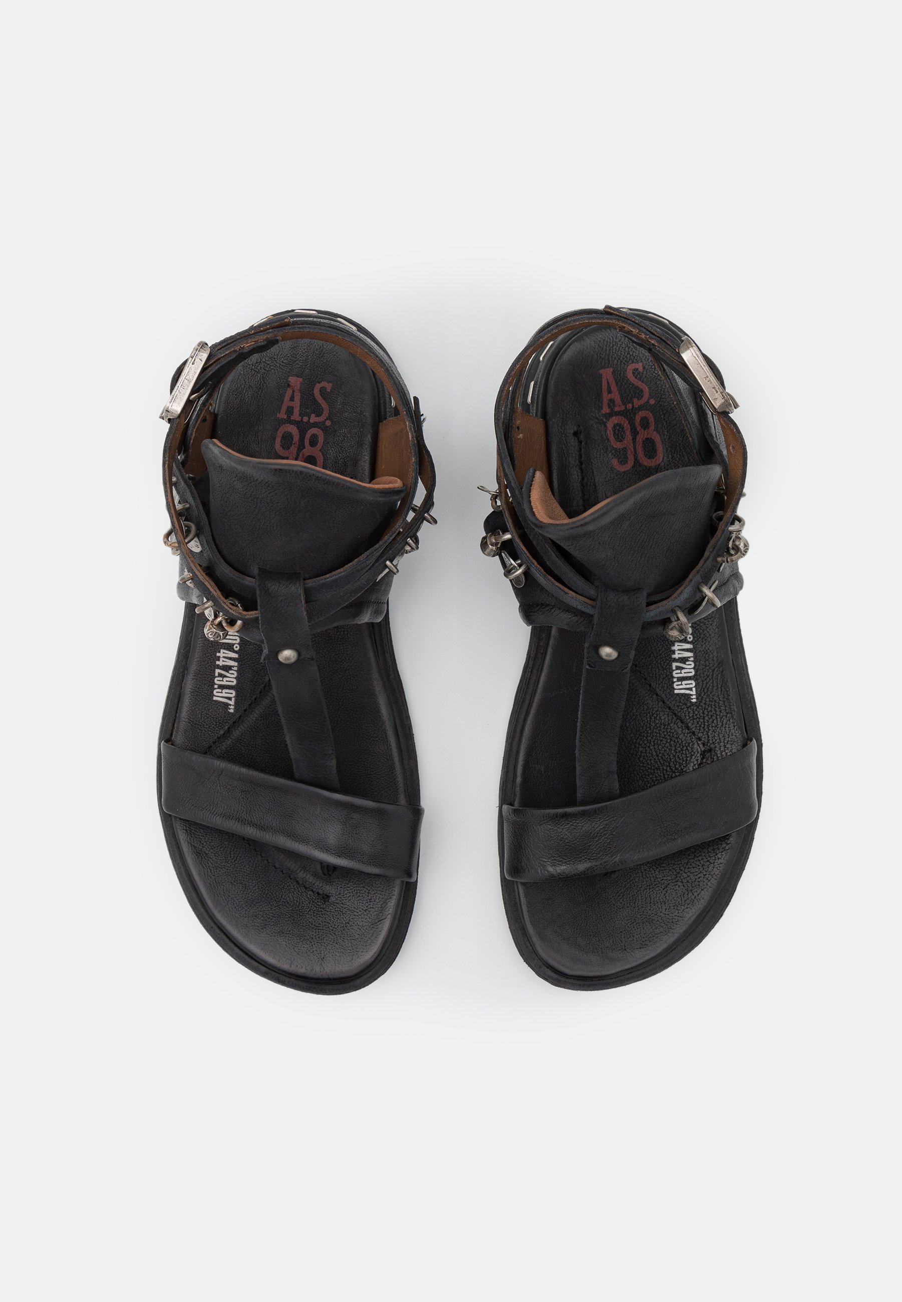 A.S.98 Sandalias de dedo neronegro Zalando.es A.S.98 Sandalias de dedo neronegro Zalando.es
