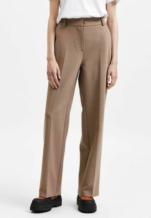 GEWEBTE - Pantalones - camel