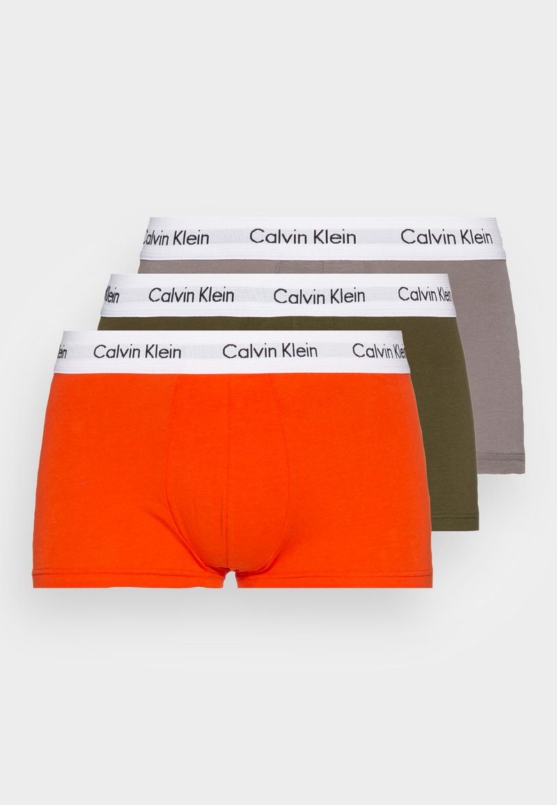 Calvin Klein Underwear - LOW RISE TRUNK 3 PACK - Nadrág - faded grey/samba/evergreen, Nagyítás