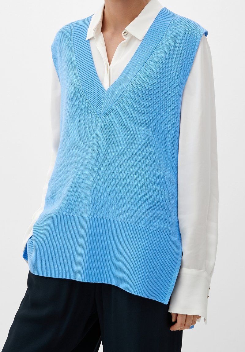 s.Oliver BLACK LABEL Stickad tröja - blue