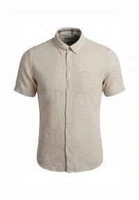 overhemd geel van GCM gemakkelijk in onderhoud met borstzak met button down kraag regular fit