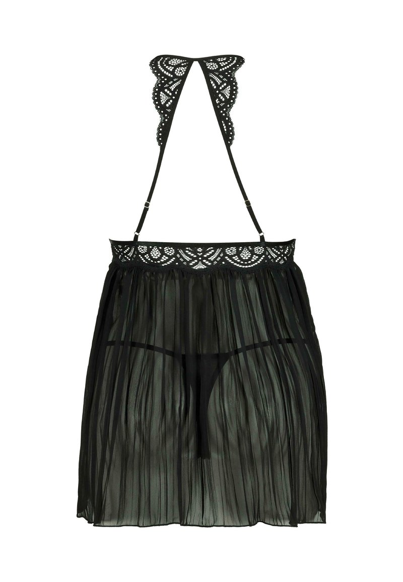 Damen Nachthemden | Hunkemöller BABYDOLL Nachthemd black/schwarz - AY53913 Damen Nachthemden | Hunkemöller BABYDOLL Nachthemd black/schwarz - AY53913