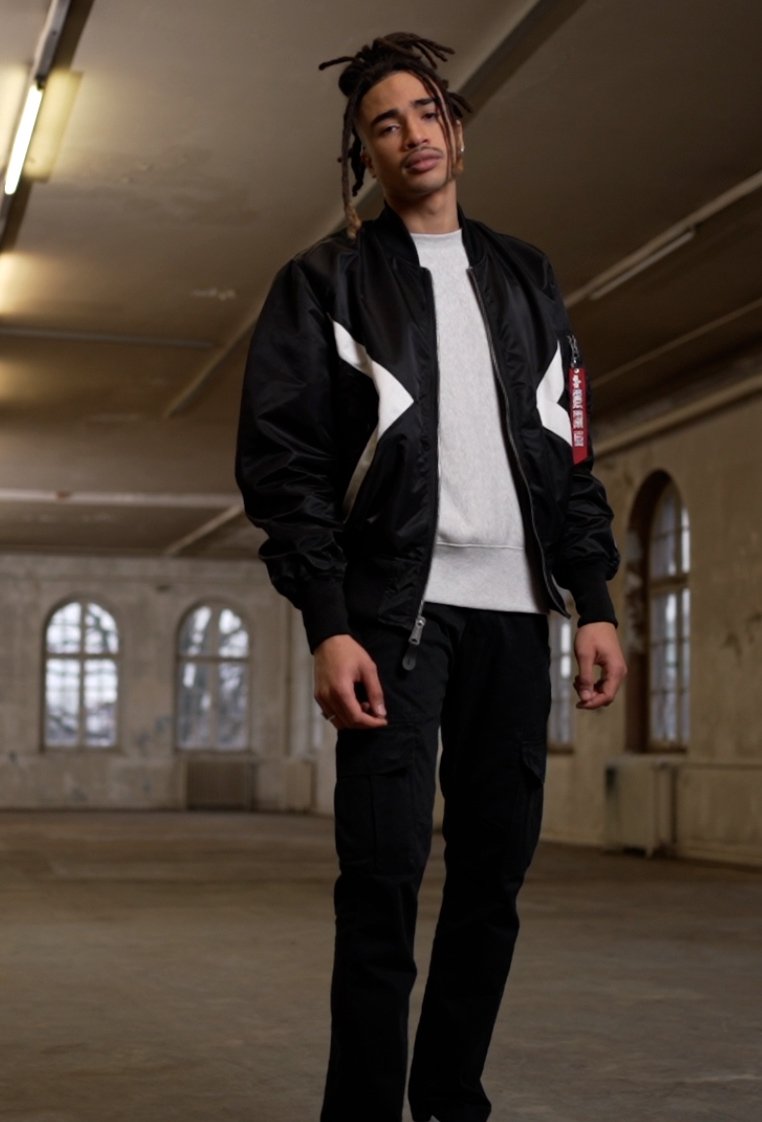 Alpha Industries NEIL BARRETT - Bomber Jacket - black - Zalando