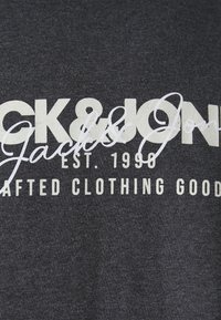Jack & Jones JJALVIS TEE CREW NECK 2 PACK - T-shirts print - black/white