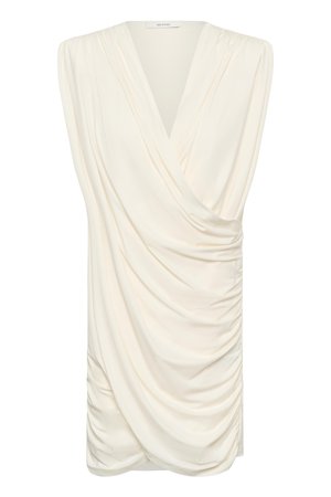 Gestuz, NADIE SHORT DRESS - Koktailové šaty/večierkové šaty - egret