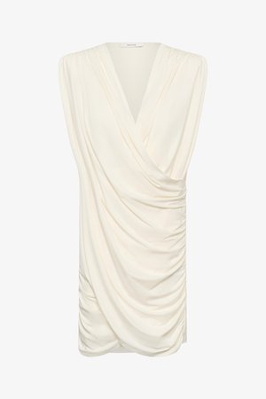 Gestuz, NADIE SHORT DRESS - Koktailové šaty/večierkové šaty - egret