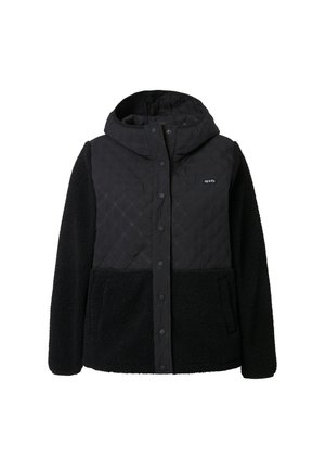 Ulla Popken, MIXED TEXTURE JACKET - Forro polar - black