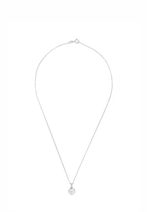 MIT ANHÄNGER FÜR DAMEN, SILBER 925,45CM,ANKER,RHODINIERT - Halsband - silberfarben