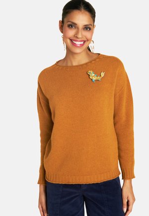 Strickpullover - caramel