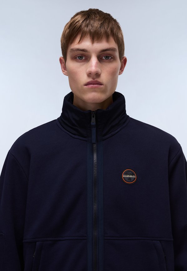 AMBRA - Zip-up sweatshirt - blu marine3