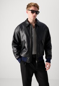 Scotch & Soda PUFFER - Jakna iz umetnega usnja - meteorite