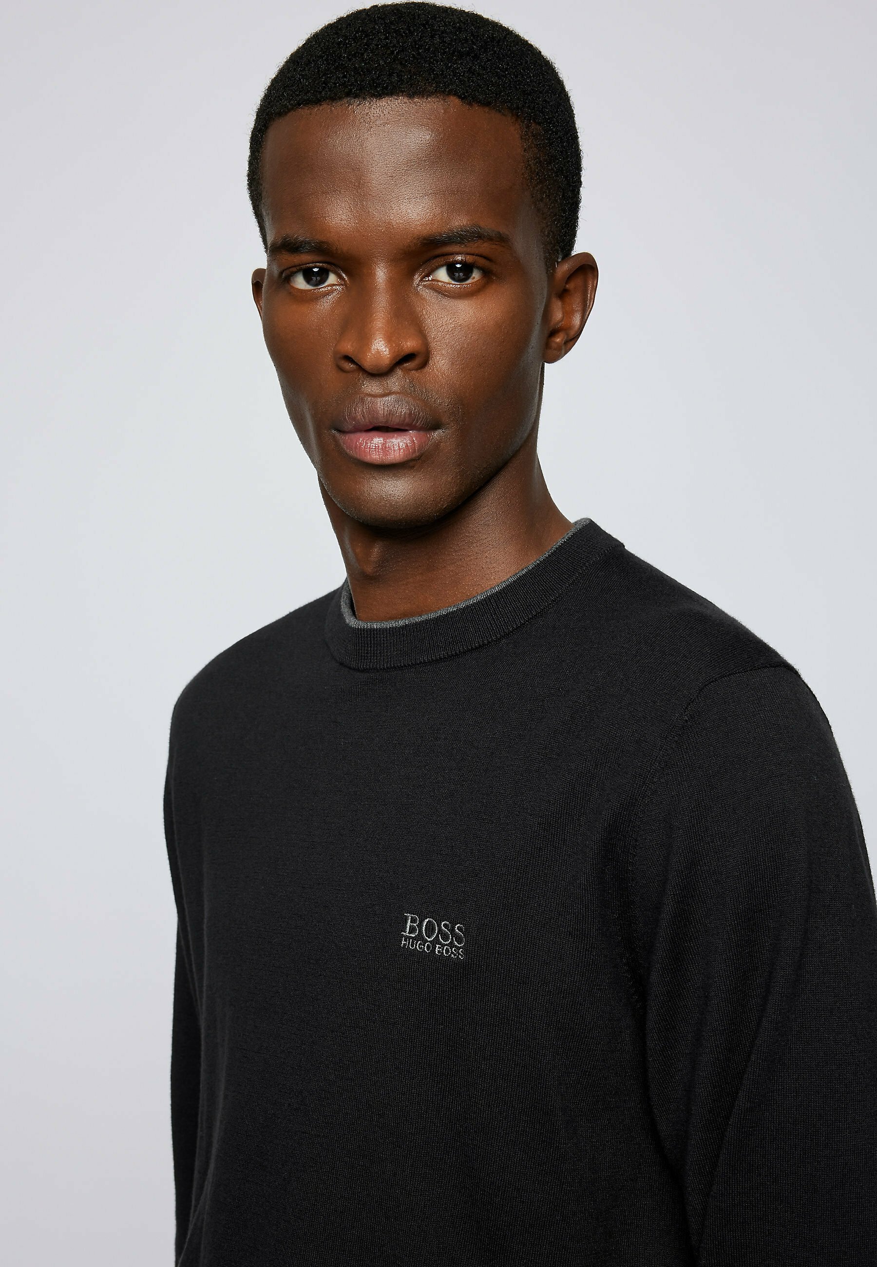 BOSS BOTTO - Jumper - black - Zalando.de