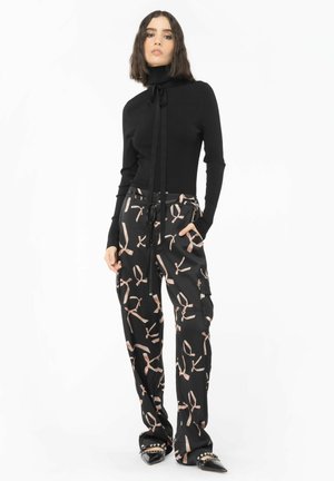 UNIRE - Pantalon cargo - black pink