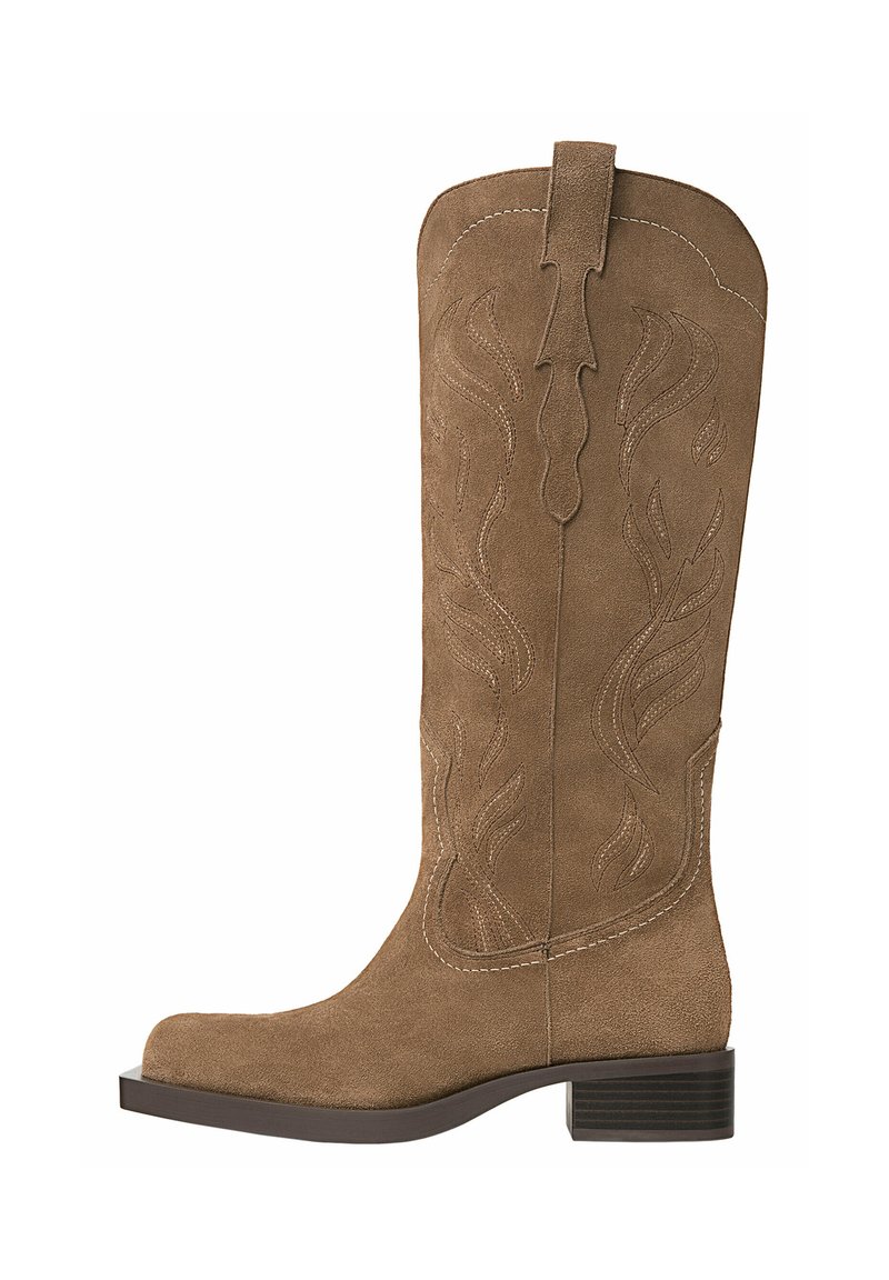 Stradivarius Cowboy-/Bikerlaarzen bruin Stradivarius Cowboy-/Bikerlaarzen bruin