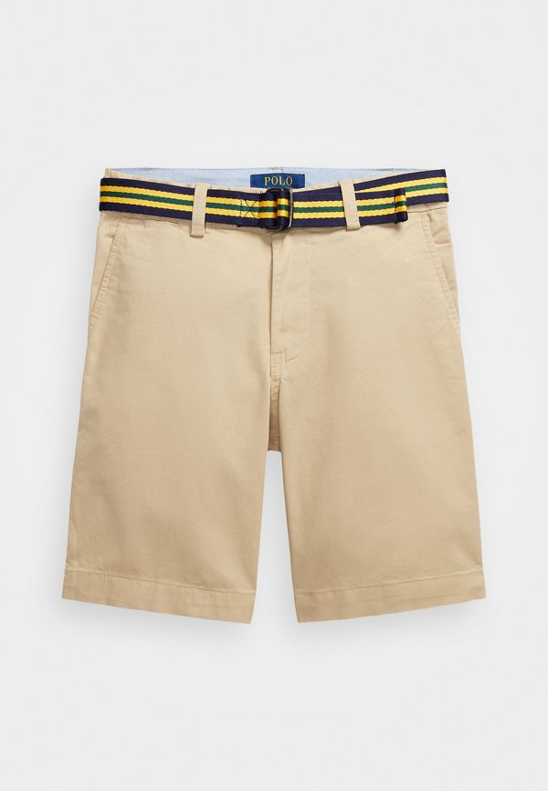 STRAIGHT FIT FLEX ABRASION TWILL SHORT - Shorts - beige