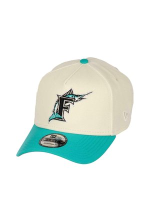 New Era FLORIDA MARLINS MLB INAUGURAL SEASON  SIDEPATCH COOPERSTOWN CHROME A-FRAME SNAPBACK  - Cap - weiss