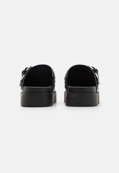 rag & bone BUCKLE PLATFORM MULE - Tagant lahtised kingad - black