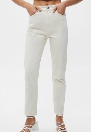 Jeans Tapered Fit - mottled beige