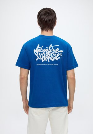 Libertine-Libertine BROKE ERA LOGO - Μπλουζάκι με στάμπα - blue