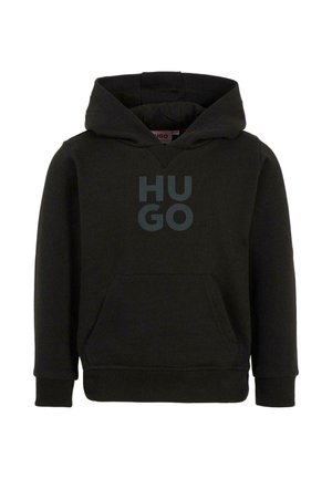 HUGO Kids, FELPE CON CAPPUCCIO - Hoodie - black