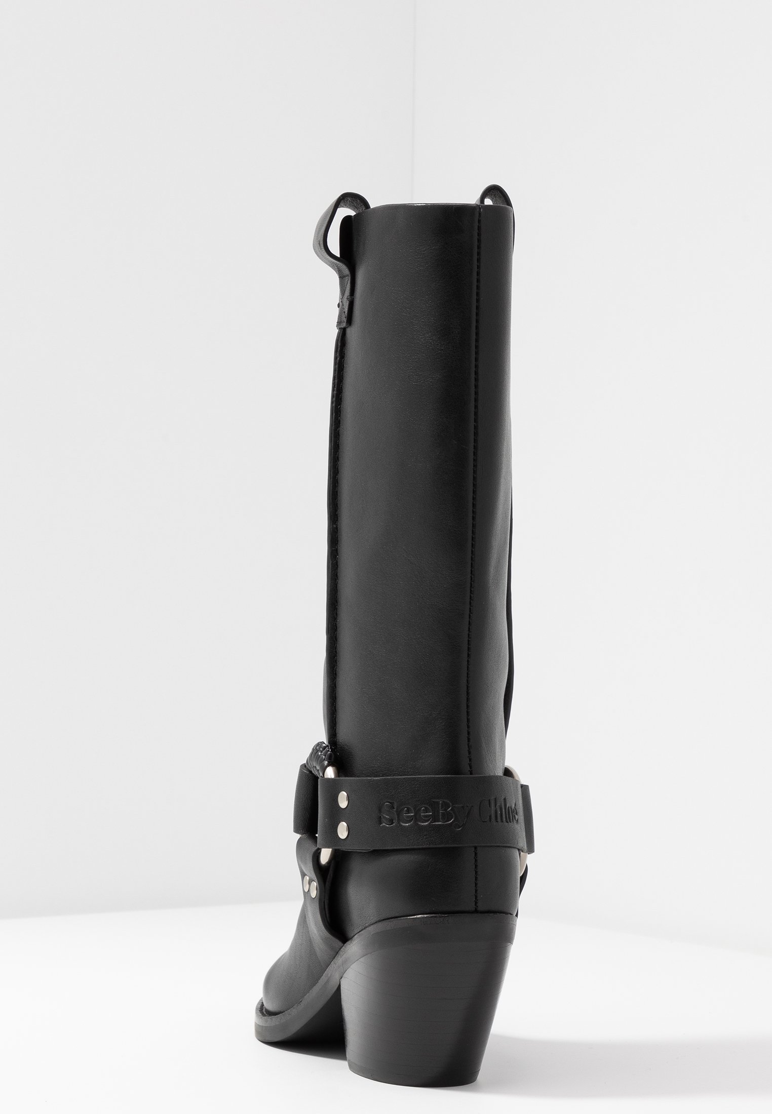 chloe biker boots