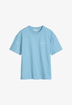 Marc O'Polo DENIM, T-SHIRT, SSL, PLACED PRINTS, RELAXED FIT - T-shirt print - blue dawn